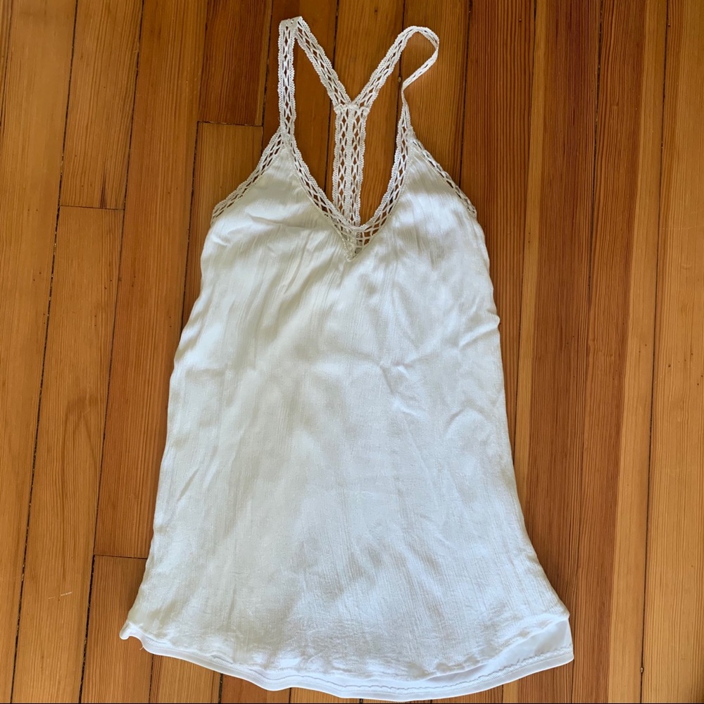 Simple White Flowy Dress